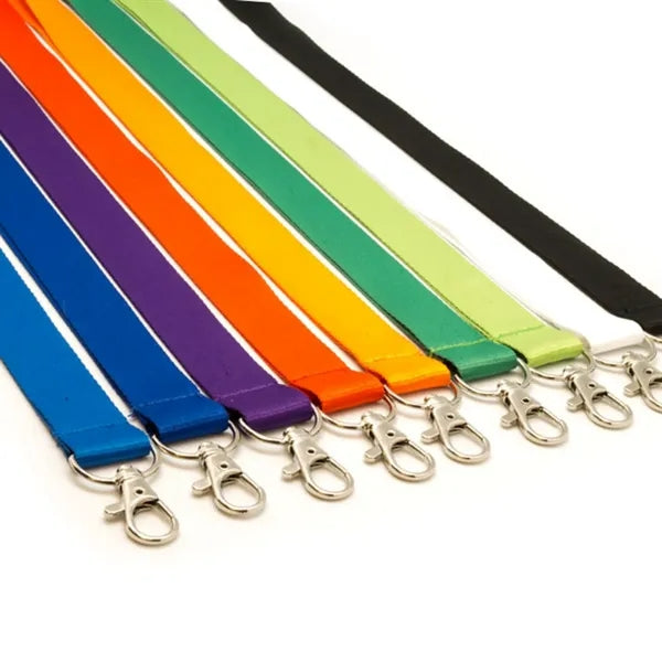 3/4 in Poly Lanyard with Silkscreen Logo