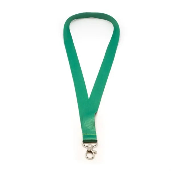 3/4 in Poly Lanyard with Silkscreen Logo