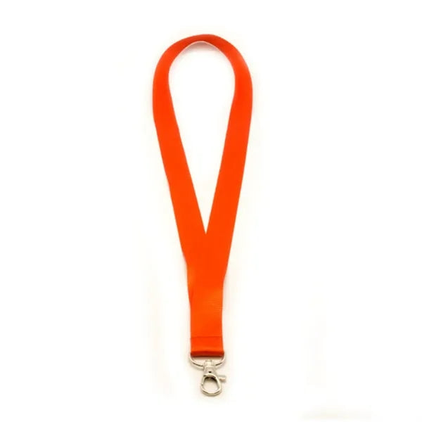 3/4 in Poly Lanyard with Silkscreen Logo