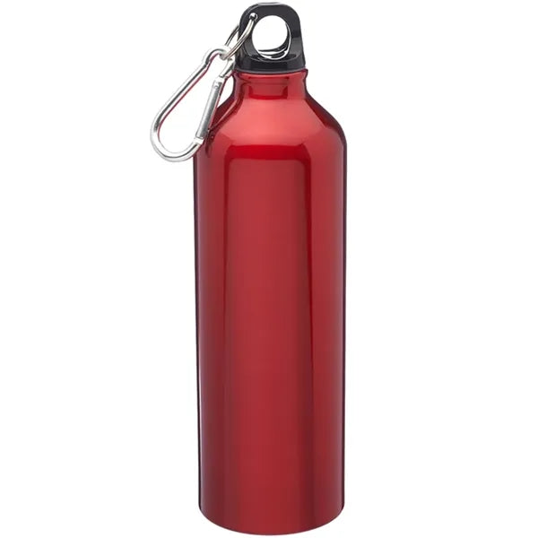 Aluminum Body Water Bottle - Carabiner Cap, 24 oz.