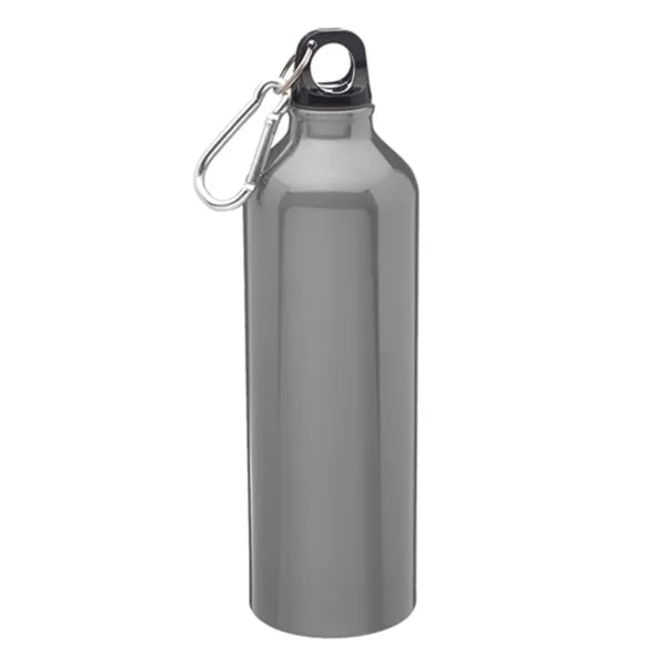 Aluminum Body Water Bottle - Carabiner Cap, 24 oz.