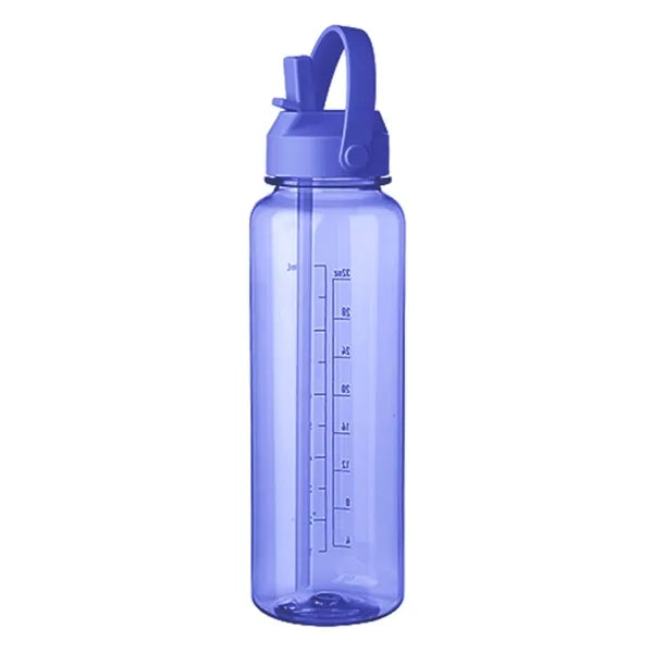 Plastic Water Bottle with Screw On Lid 40 oz.