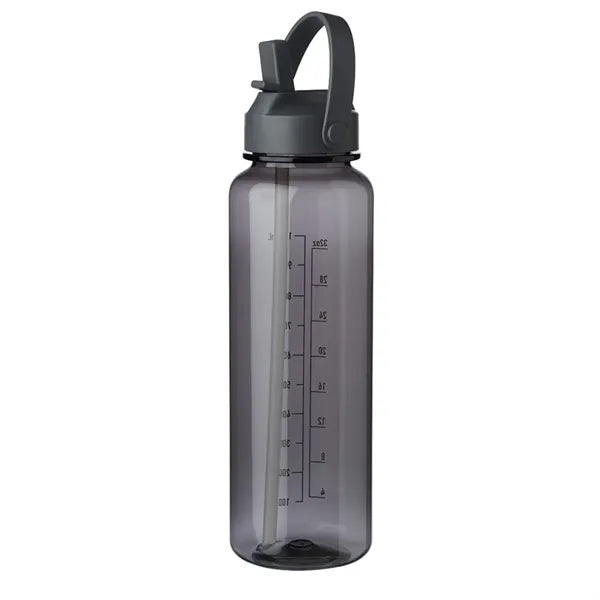 Plastic Water Bottle with Screw On Lid 40 oz.