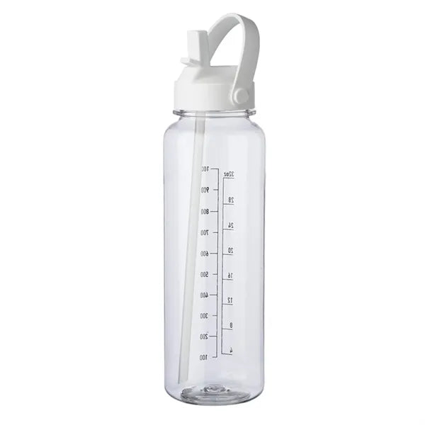 Plastic Water Bottle with Screw On Lid 40 oz.