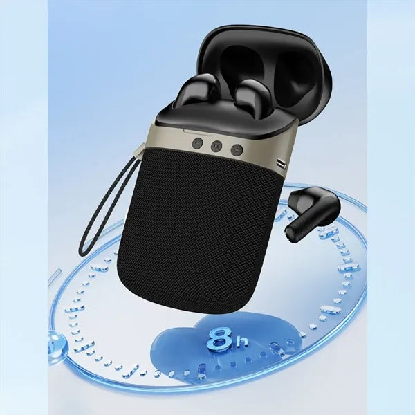 2-in-1 Noise-Cancelling Bluetooth Earphone and Speaker