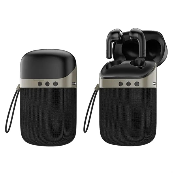 2-in-1 Noise-Cancelling Bluetooth Earphone and Speaker