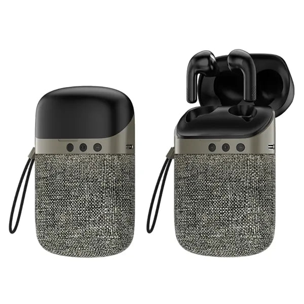 2-in-1 Noise-Cancelling Bluetooth Earphone and Speaker