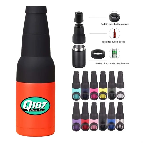 Vacuum Insulated Stainless Steel Beer Can Cooler