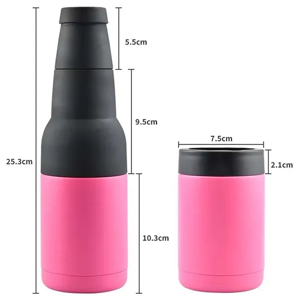 Vacuum Insulated Stainless Steel Beer Can Cooler