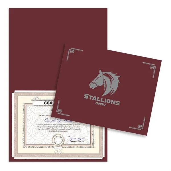 Linen Certificate Holder