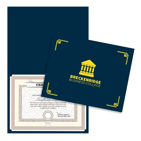 Linen Certificate Holder