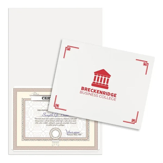 Linen Certificate Holder