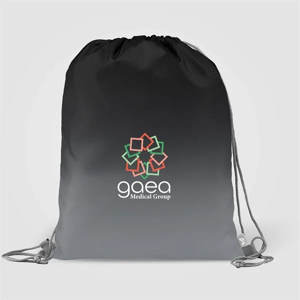 210D Polyester Ombre Drawstring Bag - 6L