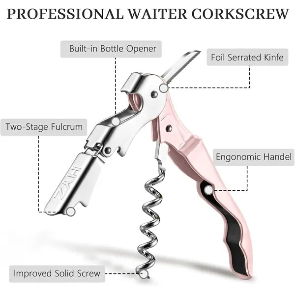 Professional Wine Corkscrew Bottle Opener
