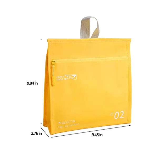 Jelly-Texture Vertical Style Waterproof Travel Makeup Bag