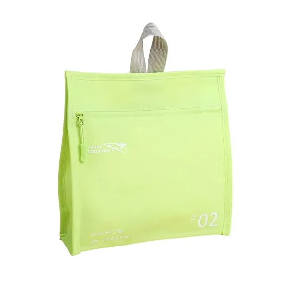 Jelly-Texture Vertical Style Waterproof Travel Makeup Bag