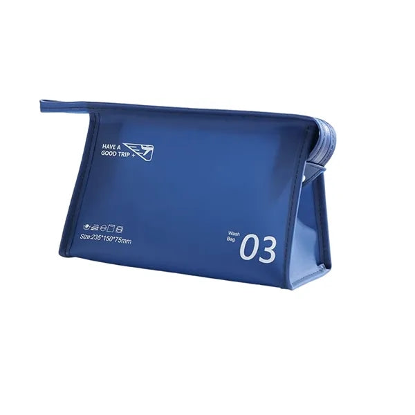 Jelly-Texture Horizontal Style Waterproof Travel Makeup Bag