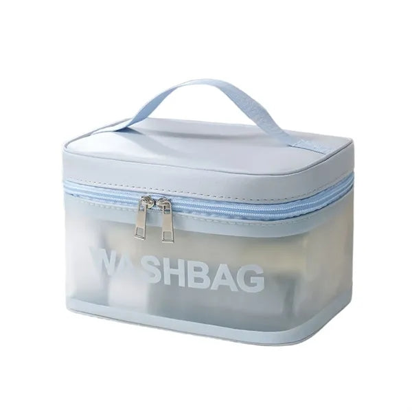Large Waterproof Translucent Frosted Travel Toiletry Bag