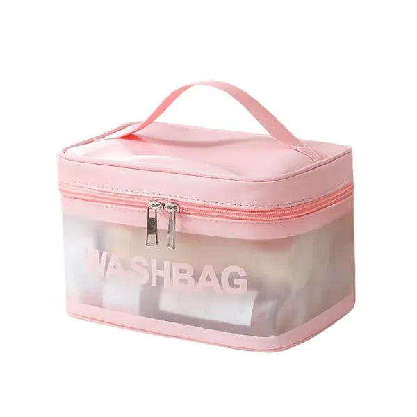 Large Waterproof Translucent Frosted Travel Toiletry Bag