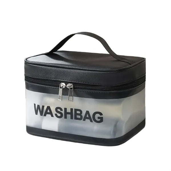 Large Waterproof Translucent Frosted Travel Toiletry Bag