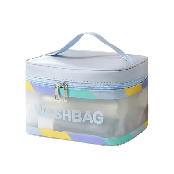 Large Waterproof Translucent Frosted Travel Toiletry Bag