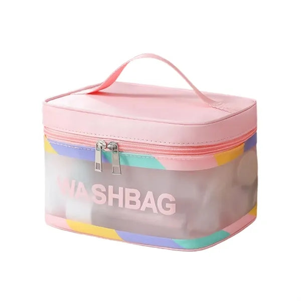 Large Waterproof Translucent Frosted Travel Toiletry Bag