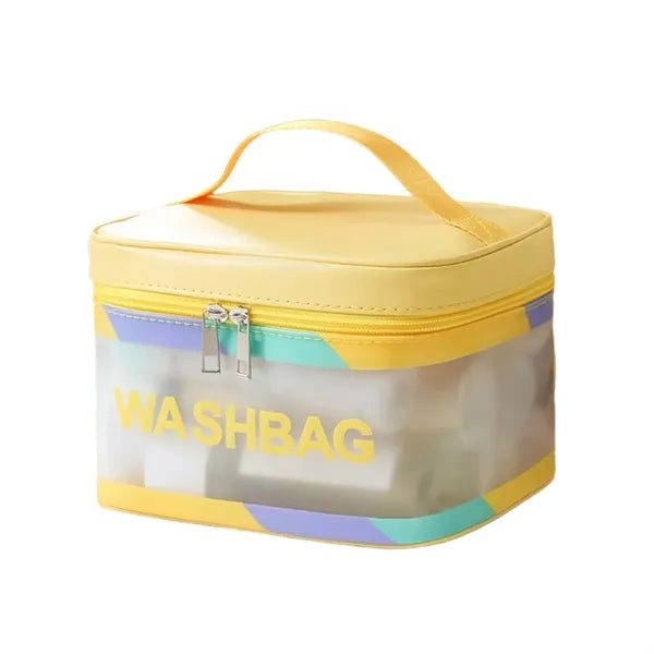 Large Waterproof Translucent Frosted Travel Toiletry Bag
