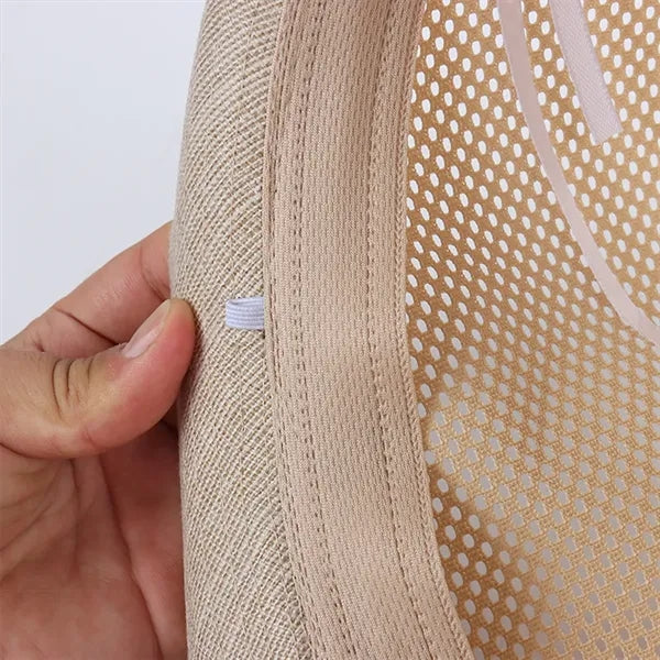 Breathable Summer Vintage Panama Sun Hat Made of Bamboo