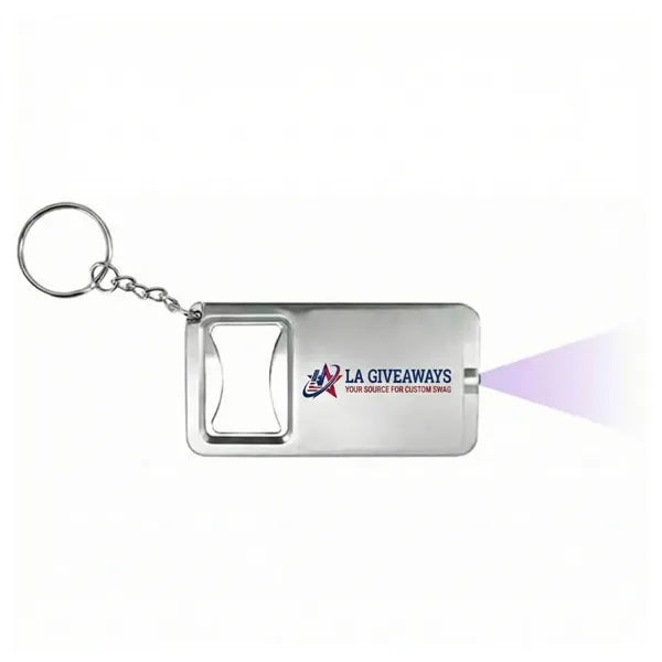 Bottle Opener With LED Light Keychain