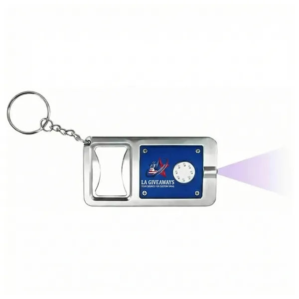 Bottle Opener With LED Light Keychain