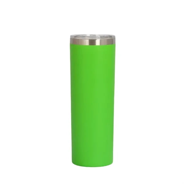 Stainless Steel Skinny Tumbler with straw