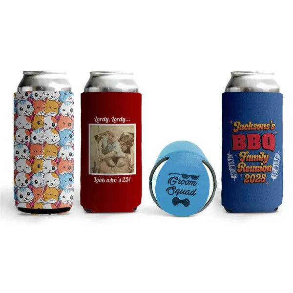 Full Color 24oz Foam Can Coolie