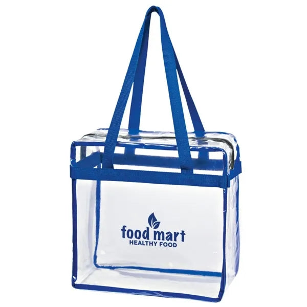 Clear Stadium EVA Tote Bag With Zipper