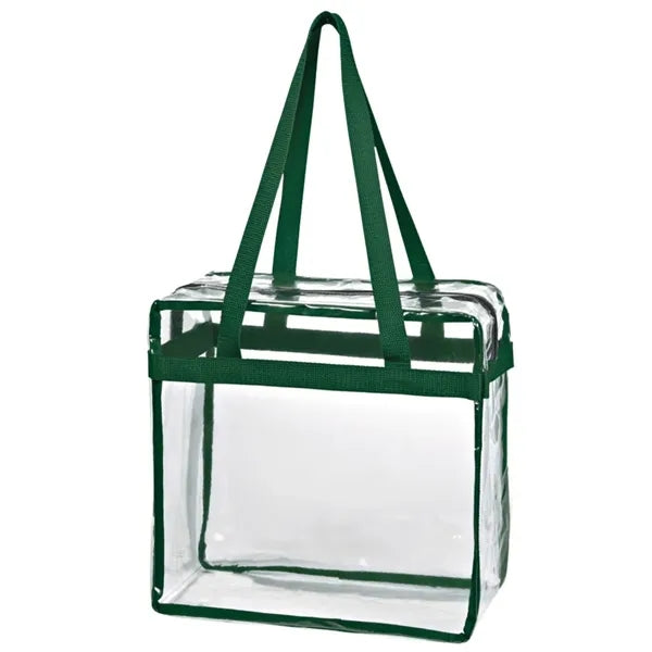 Clear Stadium EVA Tote Bag With Zipper
