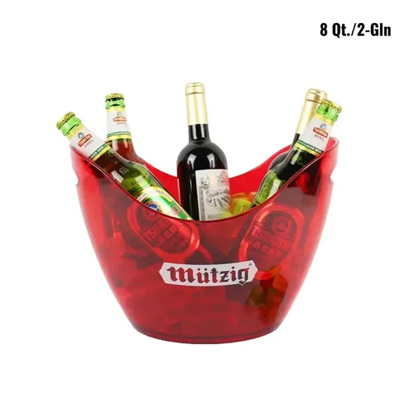 8 Quart Partylux Poly Ice Bucket Tub