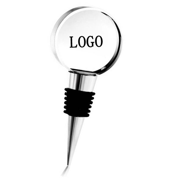 Round Crystal Wine Stoppers