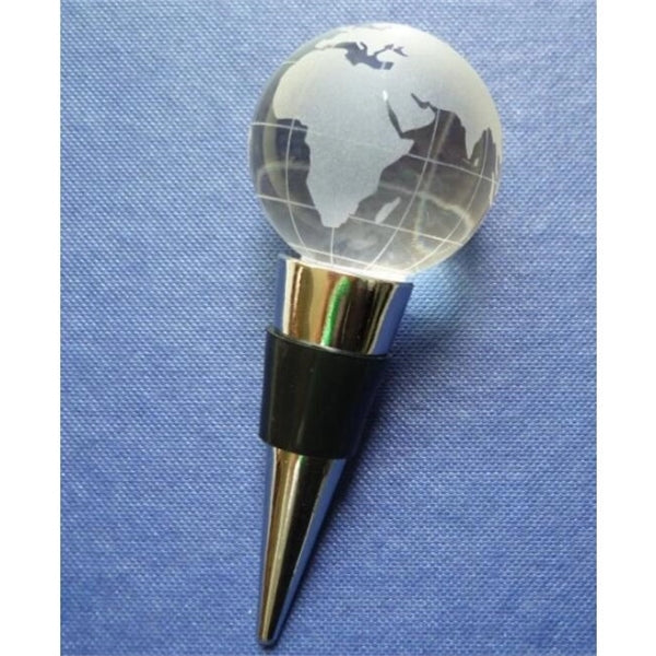 Crystal Globe Wine Bottle Stopper
