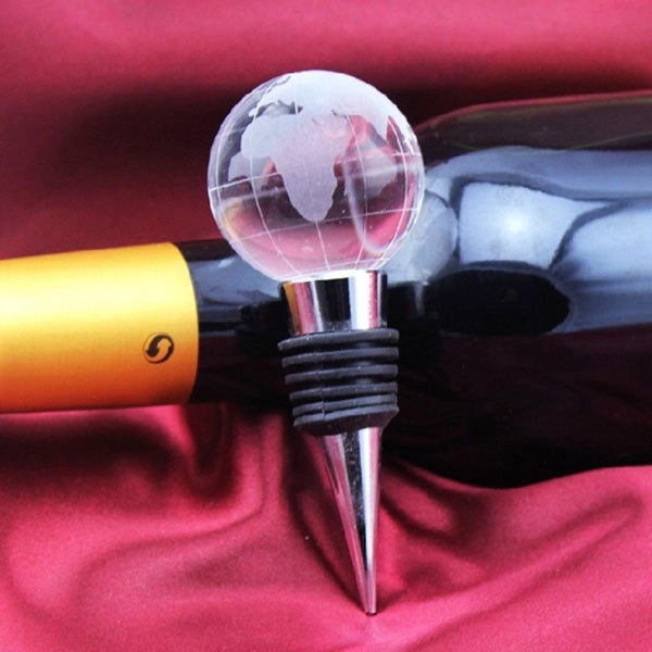 Crystal Globe Wine Bottle Stopper