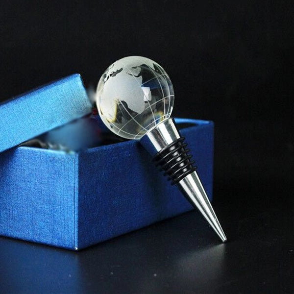 Crystal Globe Wine Bottle Stopper