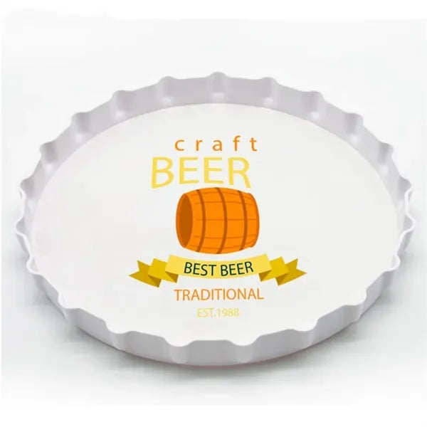 13" Crwon Cap Serving Bar Tray