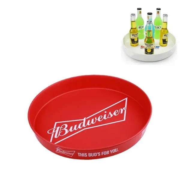 13" Custom Metal Beer Tray