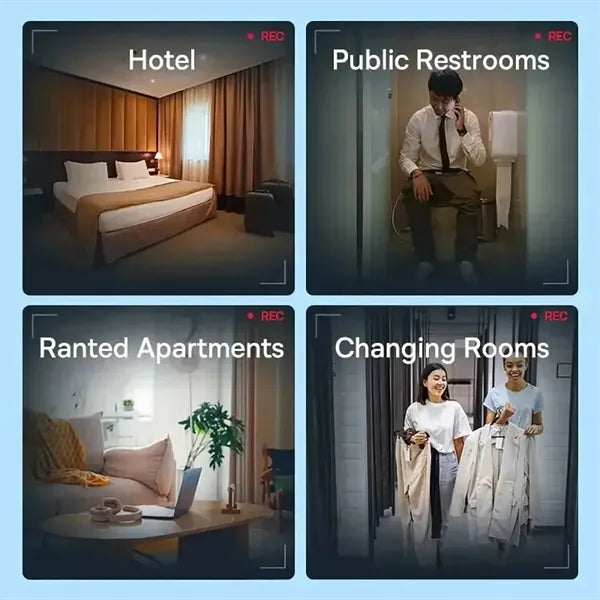Mini Camera Detector Anti-peeping Scanner Travel Portable