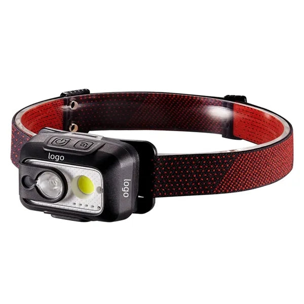 550 Lumens Rechargeable Headlamp with LED Sensor