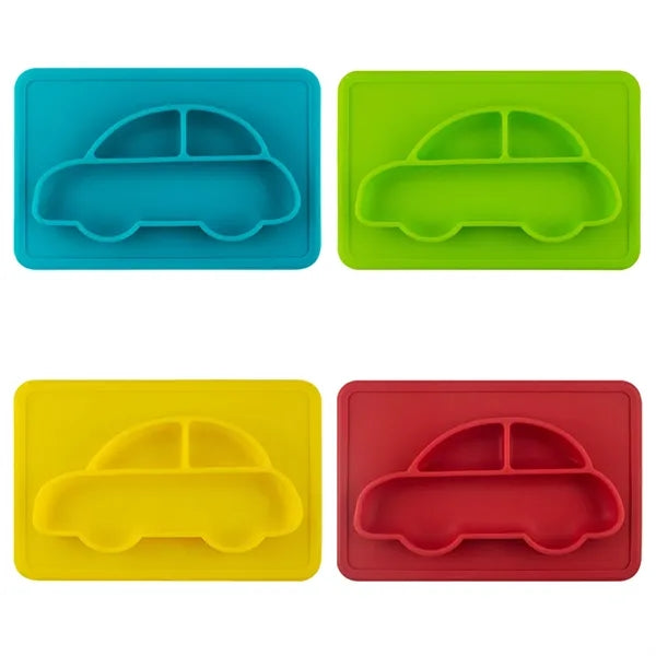 Baby Plate For Toddlers With 3 Compartments