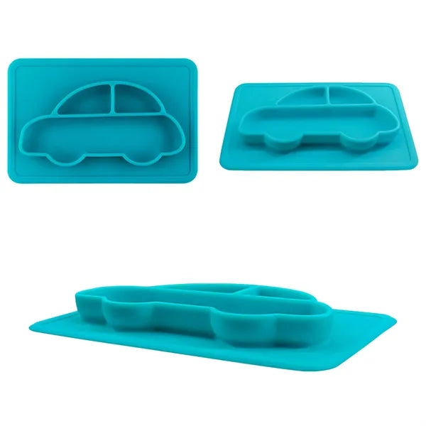 Baby Plate For Toddlers With 3 Compartments