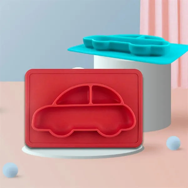 Baby Plate For Toddlers With 3 Compartments