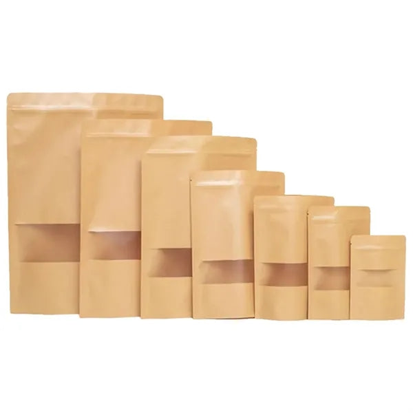 Resealable Kraft Paper Food Bag