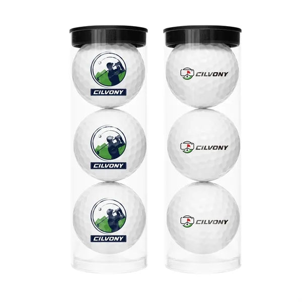 Practice Golf Balls With Clear Tube