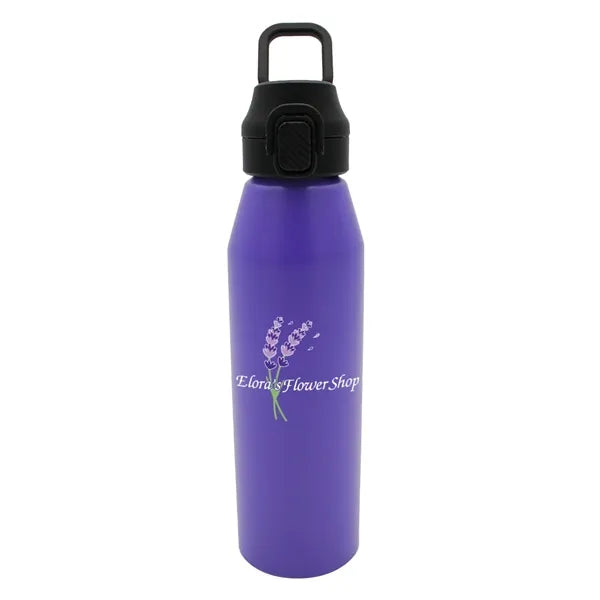 25 oz. Recycled Aluminum Bottle with Chug Lid, Full Color Di