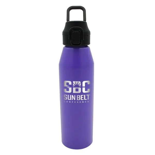 25 oz. Recycled Aluminum Bottle with Chug Lid, Laser Engrave